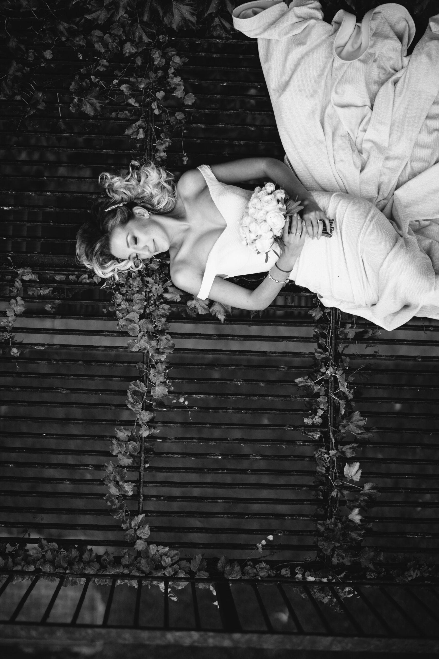 Braut im Brautkleid Hochzeit Berlin Brandenburg Christine Hoferer